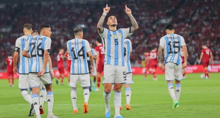 Argentina venci&oacute; a Indonesia y cerr&oacute; con una alegr&iacute;a la gira por Asia