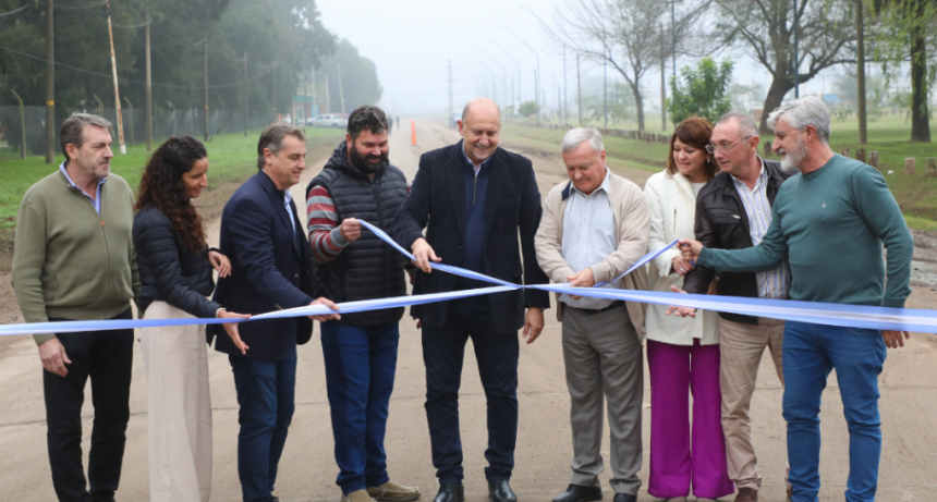 Perotti inaugur&oacute; obras de infraestructura en el departamento San Jer&oacute;nimo