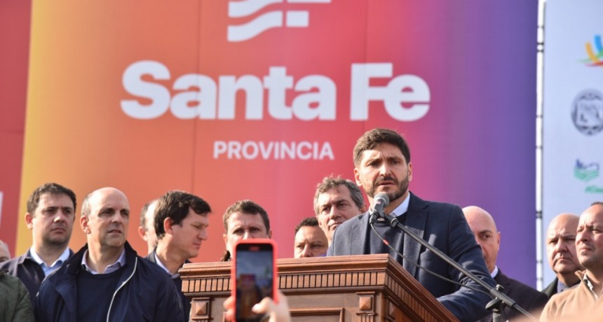 El gobernador Pullaro encabez&oacute; la inauguraci&oacute;n de Agroactiva en Armstrong