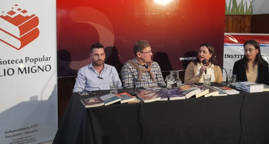 Rodrigo Borla present&oacute; su nuevo libro sobre Belgrano en San Javier