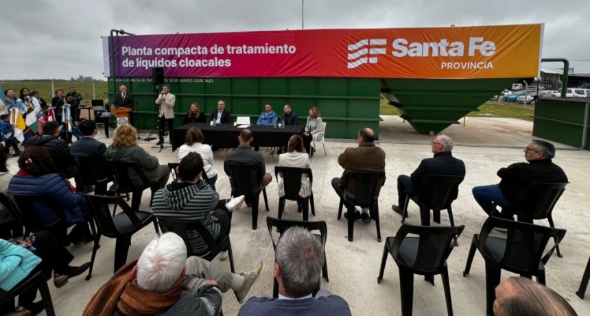 El Gobierno Provincial inaugur&oacute; la obra de desag&uuml;es cloacales en Tacural
