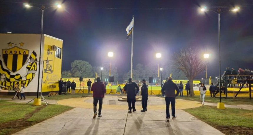 Inauguraci&oacute;n de pavimento urbano en Ambrosetti e importantes obras en el Club San Lorenzo