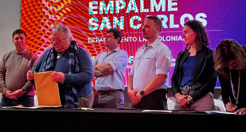 La Provincia realizar&aacute; la nueva red de agua potable en Empalme San Carlos