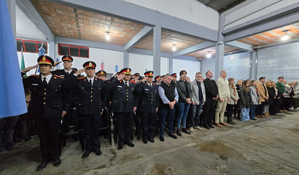 Pirola valoró la inauguración de nuevos espacios en el cuartel de Bomberos Voluntarios de San Carlos Centro
