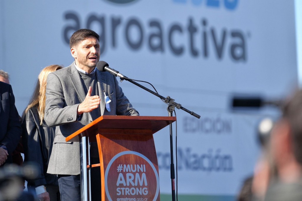 Pullaro en Agroactiva: “Quiten las retenciones para que cada peso que genere el campo quede en la región”
