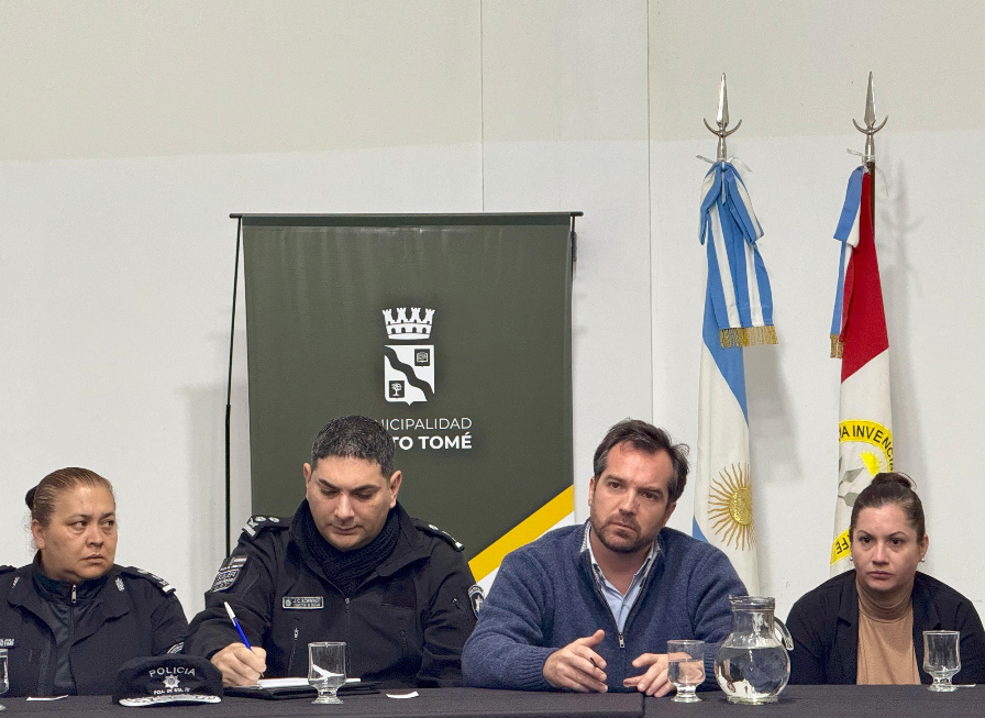 Santo Tomé: se concretó una nueva reunión del Consejo de Seguridad