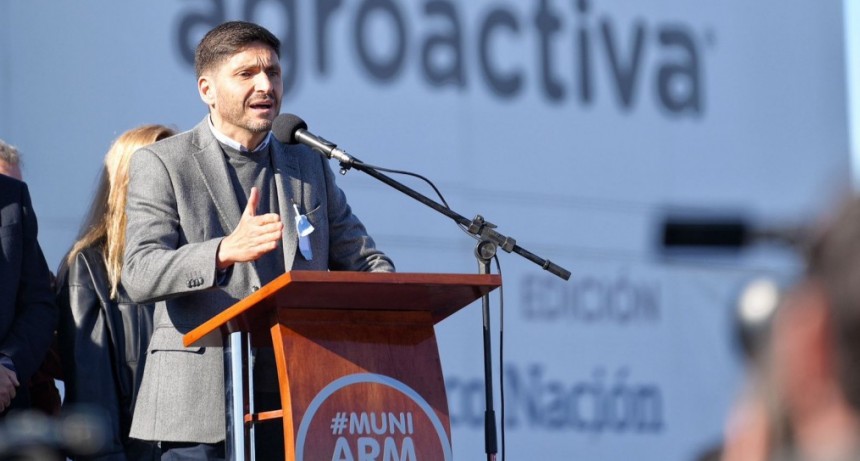 Pullaro en Agroactiva: &ldquo;Quiten las retenciones para que cada peso que genere el campo quede en la regi&oacute;n&rdquo;