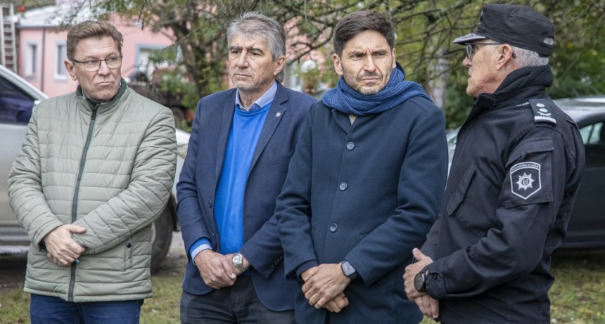 Pullaro, Borla y Bast&iacute;a recorrieron el departamento San Justo con anuncios, obras y apoyo a instituciones