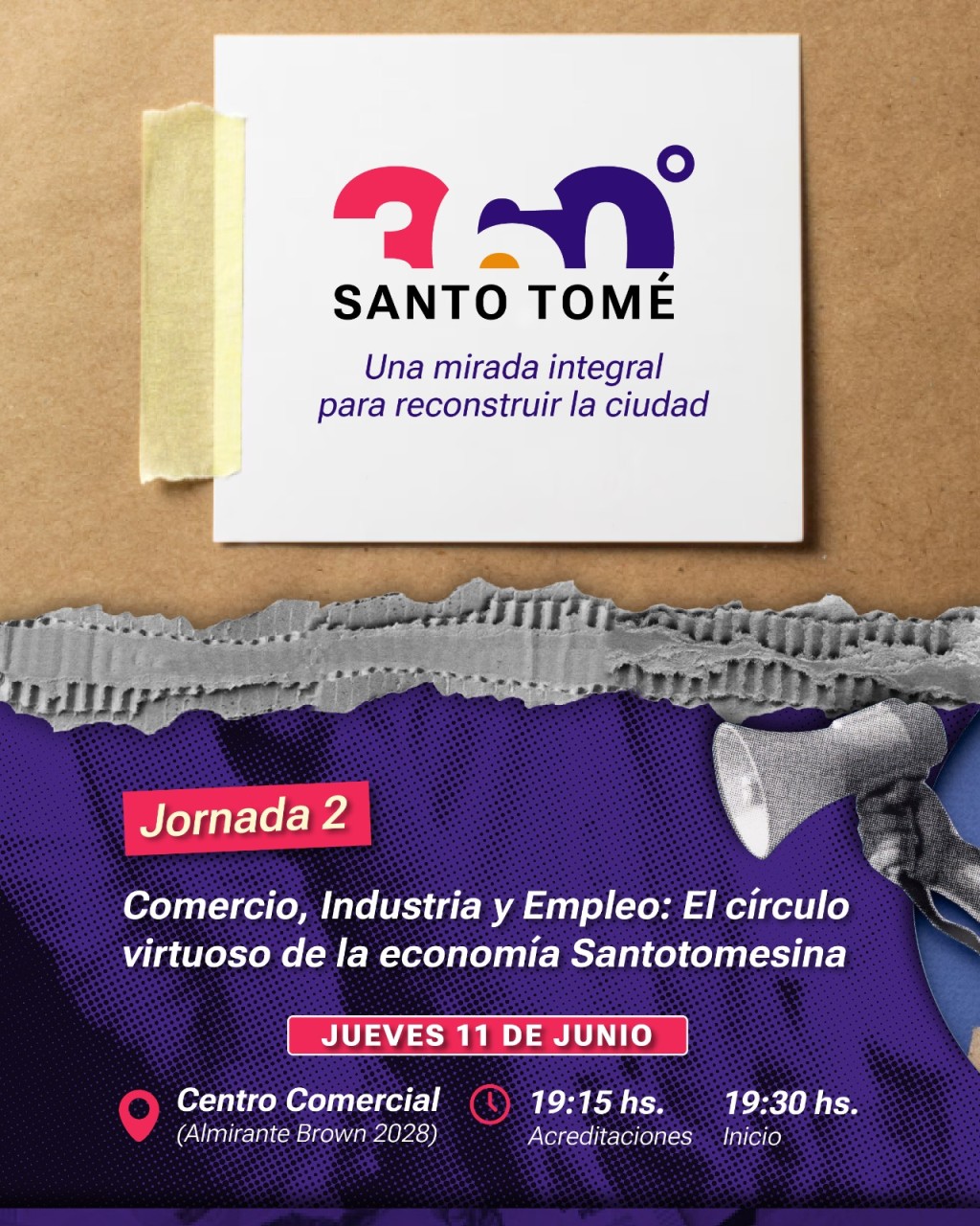 Santo Tom&eacute; 360&deg; abordar&aacute; el desarrollo productivo y la generaci&oacute;n de empleo en la ciudad
