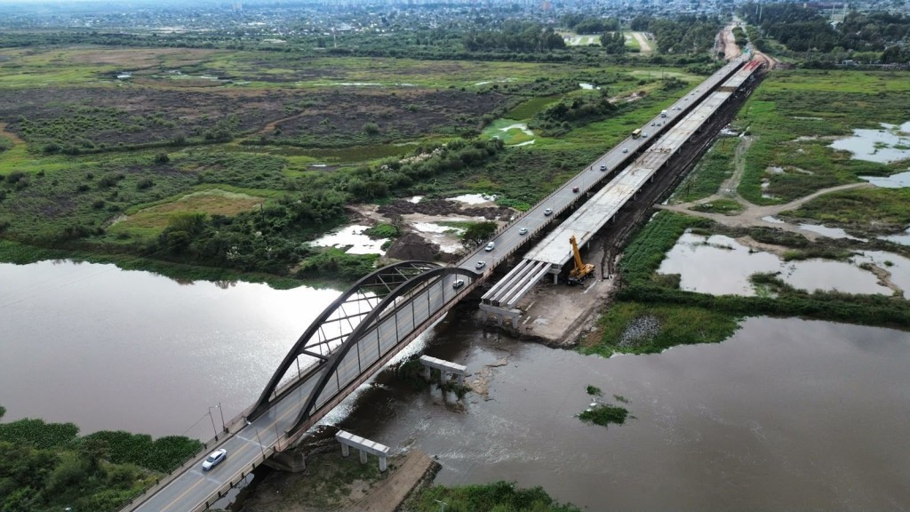 El nuevo Puente Carretero es la obra vial en construcci&oacute;n m&aacute;s larga de Argentina y la segunda de Sudam&eacute;rica