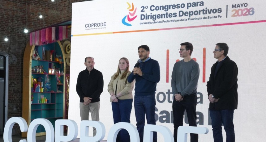 Pullaro convoc&oacute; a los clubes a ser protagonistas del cambio social y destac&oacute; la inversi&oacute;n hist&oacute;rica en deporte en Santa Fe