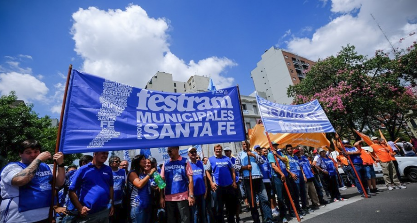 FESTRAM resolvi&oacute; un paro provincial con movilizaci&oacute;n a Las Rosas