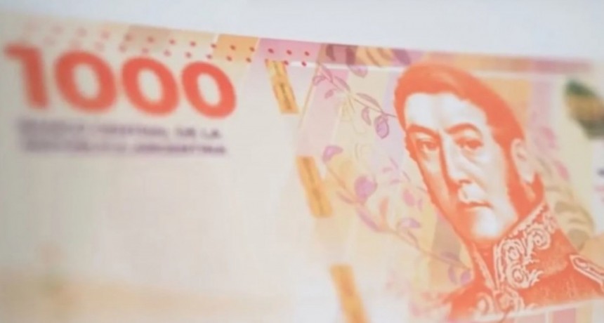  El nuevo billete de $ 1.000 con la imagen de San Mart&iacute;n ya est&aacute; en circulaci&oacute;n 