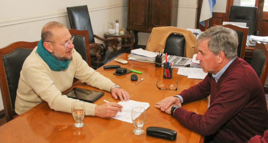Corach se reuni&oacute; con el intendente Jat&oacute;n