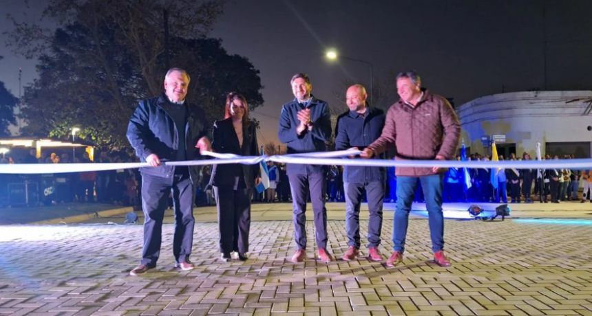 El Gobernador Pullaro y el Senador Michlig visitaron Hersilia en los 132 aniversarios de su fundaci&oacute;n