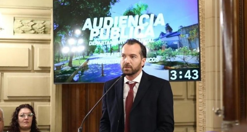 Santo Tom&eacute;: el intendente particip&oacute; de la audiencia p&uacute;blica sobre obras y proyectos estrat&eacute;gicos para el Departamento La Capital