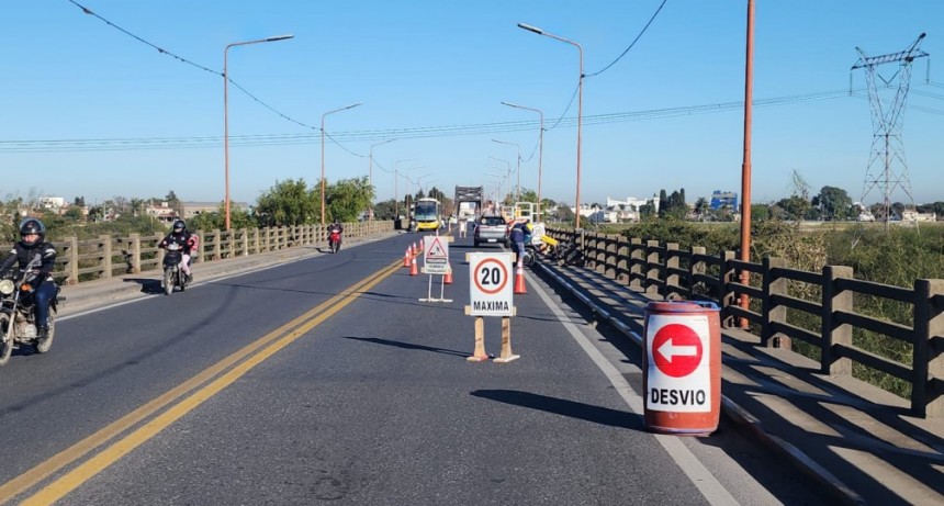 Por trabajos en el Puente Carretero, este jueves habr&aacute; restricciones de circulaci&oacute;n