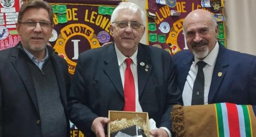 El senador Borla particip&oacute; de la asunci&oacute;n de las nuevas autoridades del Club de Leones de San Justo