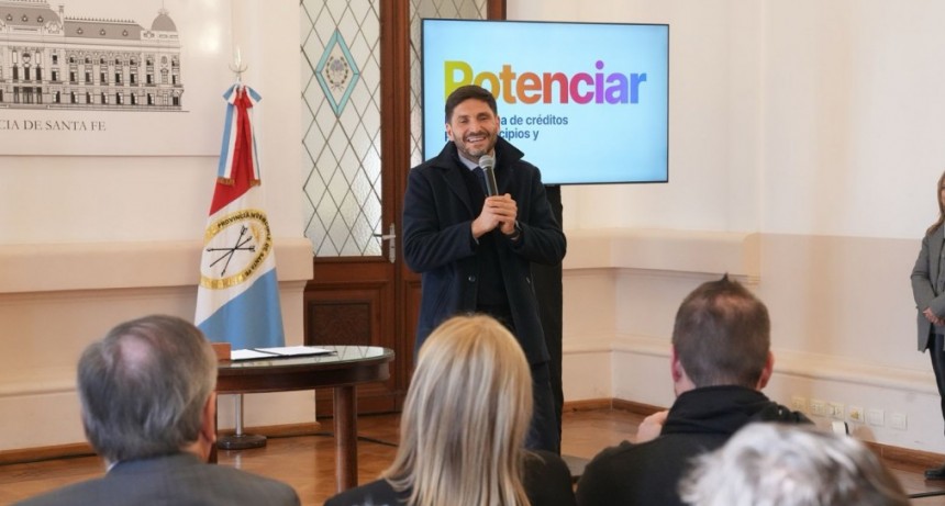 Pullaro present&oacute; &ldquo;Potenciar&rdquo; y reafirm&oacute; el respaldo del Gobierno provincial a municipios y comunas