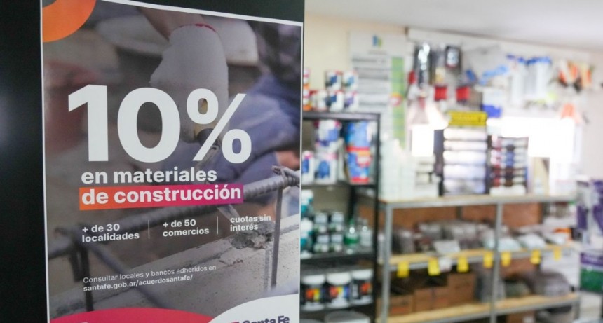 Acuerdo Santa Fe para la construcci&oacute;n: en solo 10 d&iacute;as pasaron de 75 a 117 los locales adheridos