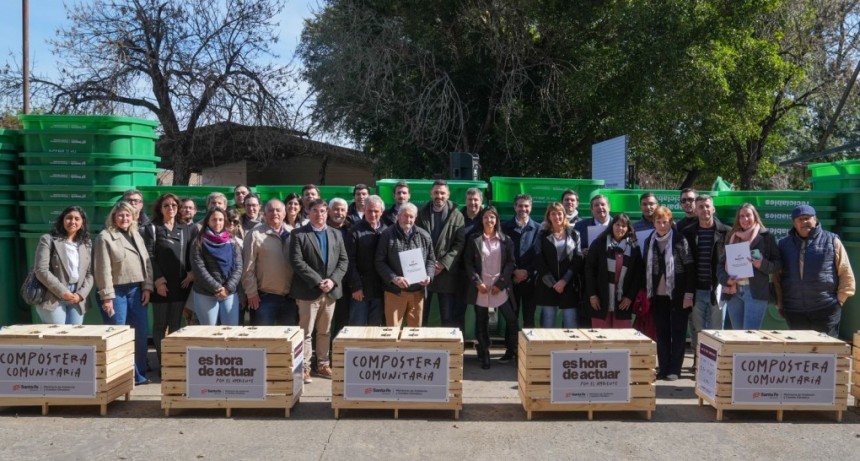 Provincia entreg&oacute; equipamiento para mejorar el tratamiento de residuos y fortalecer la econom&iacute;a circular