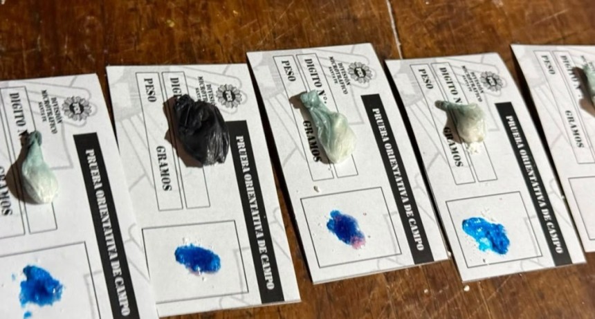 Laguna Paiva: desarticulan dos puntos de venta de drogas y detienen a tres personas