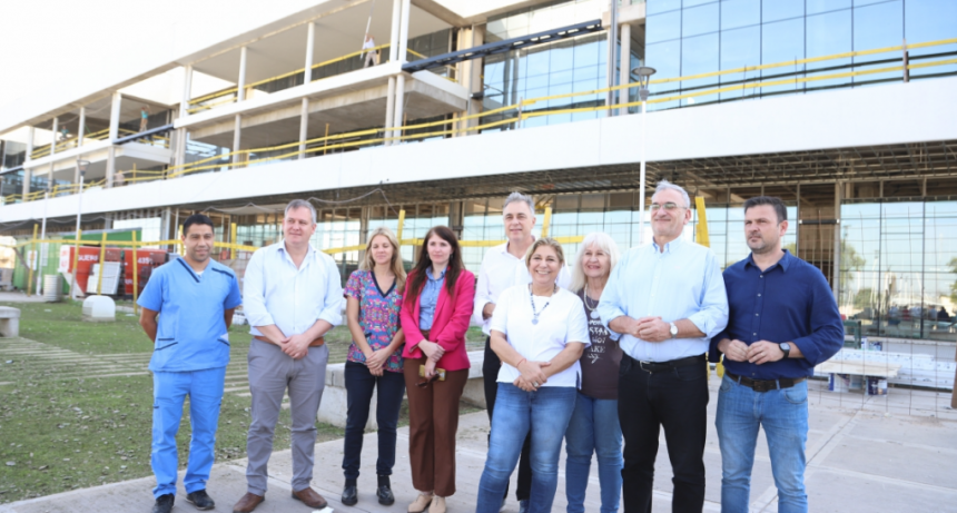 Avanza a gran ritmo la obra del Nuevo Hospital Regional de Rafaela