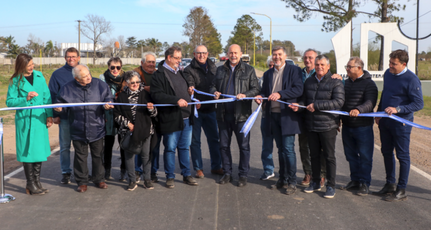 Inauguraron obras viales en Mois&eacute;s Ville y Virginia