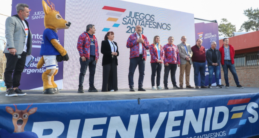 Inauguraron las segundas finales de los Juegos Santafesinos