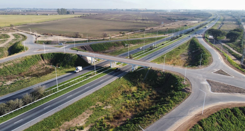 Inauguraron el acceso a Fray Luis Beltr&aacute;n desde la Autopista Rosario-Santa Fe
