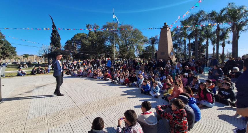 San Agustín celebró el Mes de las Infancias en la Plaza San Martín con una jornada inolvidable