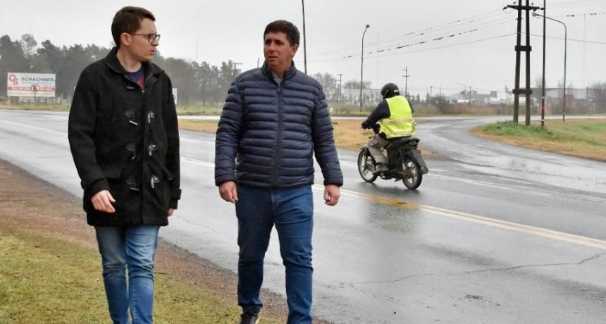 Rotonda en Humboldt: "Un tema a solucionar de manera urgente", se&ntilde;al&oacute; el senador Pirola