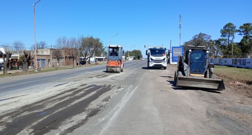 Vialidad Nacional finaliza las mejoras de Ruta 11 en Marcelino Escalada