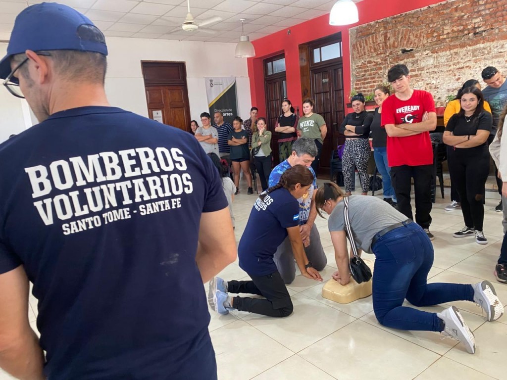 Nueva capacitación gratuita en RCP en Santo Tomé