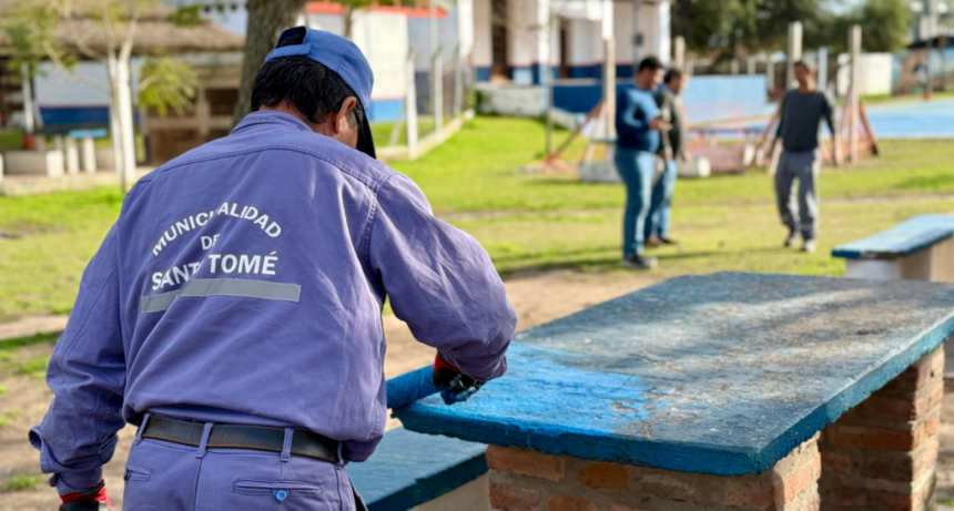 La Municipalidad avanza con tareas de mejora, mantenimiento y obras en el Playón Deportivo y en las instalaciones del Camping Municipal