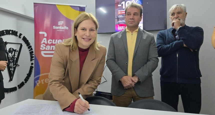 Scaglia valor&oacute; Acuerdo Santa Fe para la construcci&oacute;n como una herramienta para movilizar ventas en el territorio provincial