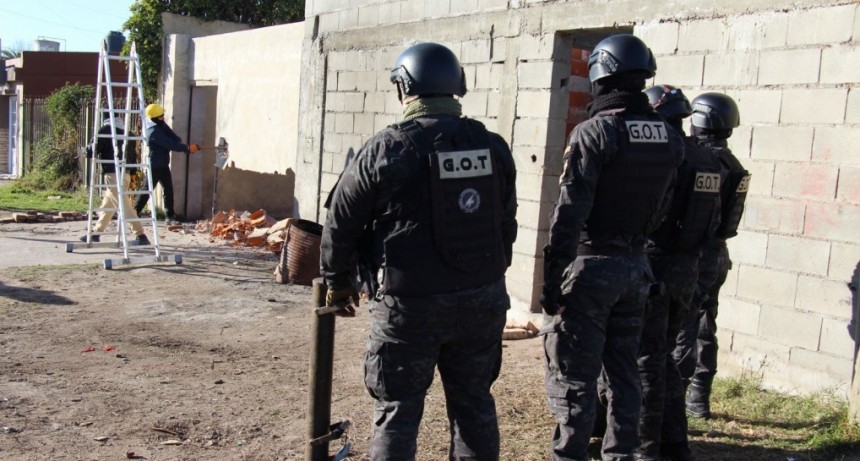 Microtr&aacute;fico: derribaron el cuarto b&uacute;nker de drogas en Frontera 