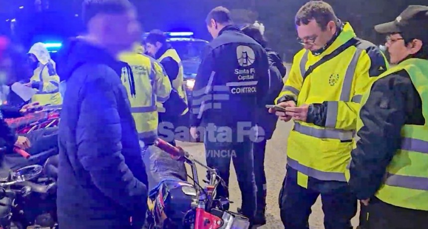 Santa Fe: incautaron 33 veh&iacute;culos en un operativo de control nocturno