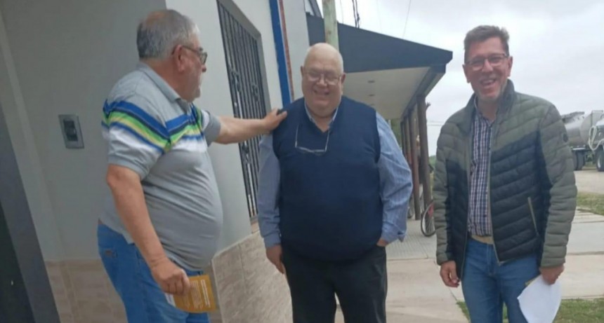 Borla visit&oacute; Videla: "El pueblo volver&aacute; a crecer"