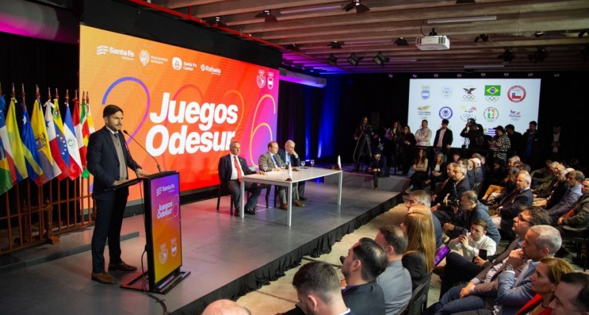 Pullaro present&oacute; los Juegos Odesur: "Ser&aacute;n un legado para Santa Fe y un hito para Argentina&rdquo;
