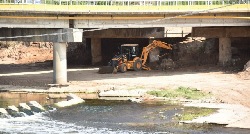 Provincia retom&oacute; la obra h&iacute;drica de la Cascada Saladillo en Rosario