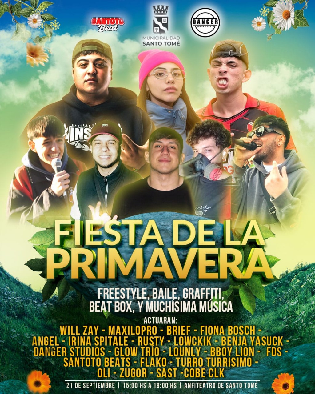 La Municipalidad de Santo Tomé invita a disfrutar de la Llegada de la Primavera