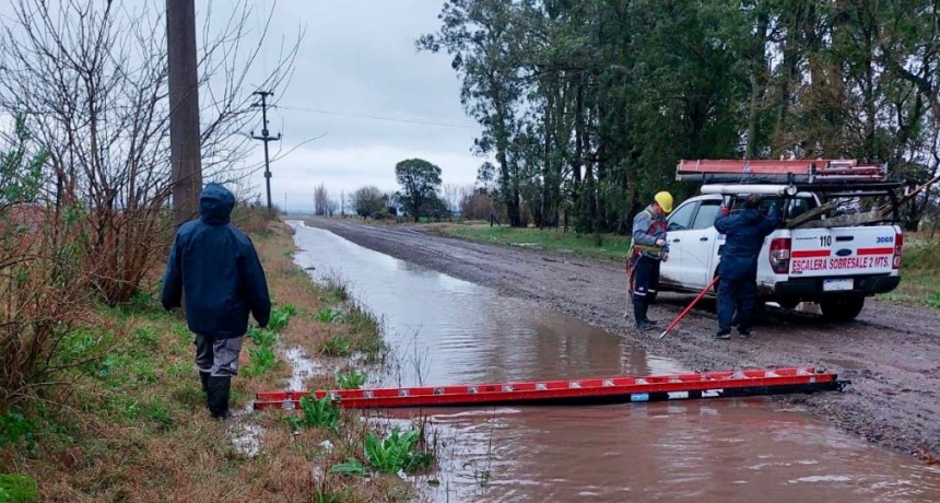 R&aacute;pida respuesta de la EPE ante el temporal que azot&oacute; a la provincia este fin de semana