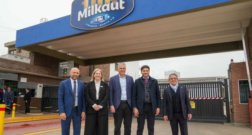 Pullaro celebr&oacute; el centenario de Milkaut y destac&oacute; su rol en la industria l&aacute;ctea