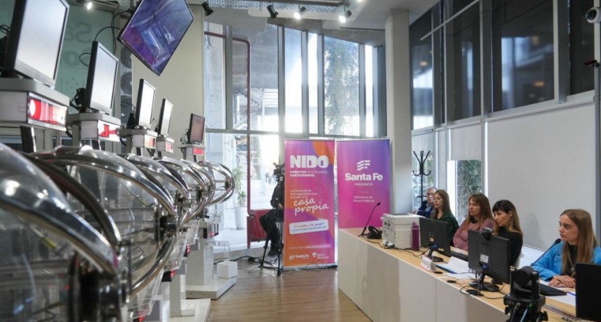 Cr&eacute;ditos Nido: se complet&oacute; el d&eacute;cimo cuarto sorteo del que participaron 41.941 santafesinos