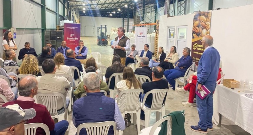 Santa Fe impulsa la producci&oacute;n de nuez pec&aacute;n con el lanzamiento de la primera Mesa Provincial para el sector