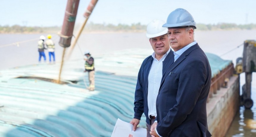 Parte un nuevo embarque de soja desde el Puerto de Santa Fe