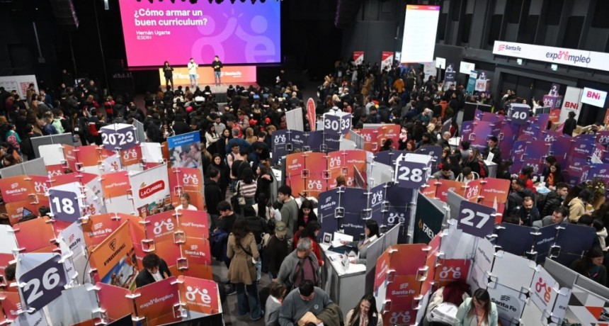 La Provincia realiza otra edici&oacute;n de Expo Empleo en Santa Fe para conectar talento con oportunidades laborales