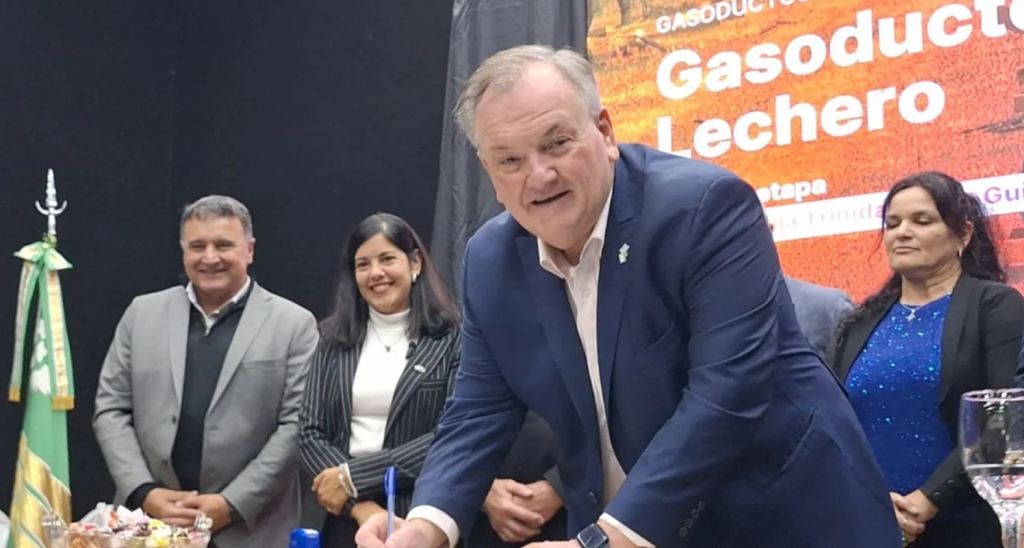 El senador Michlig anunci&oacute; la apertura de sobres para la construcci&oacute;n de la Segunda Etapa del Gasoducto Lechero