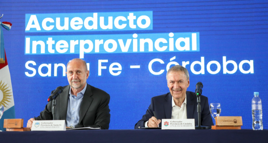Santa Fe y C&oacute;rdoba participar&aacute;n de la firma del contrato para iniciar el Acueducto Biprovincial